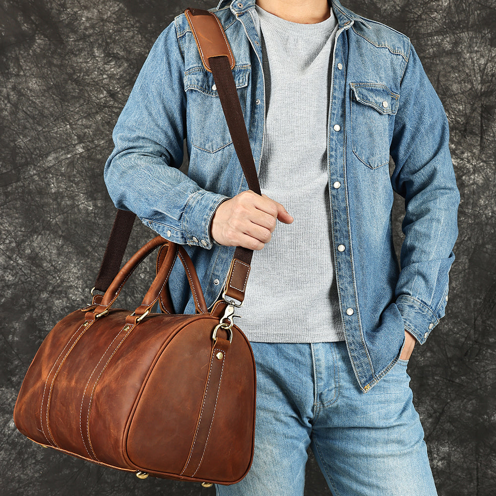 Portland Leather Duffel Bag