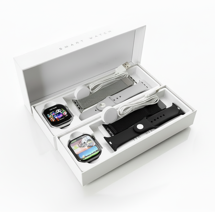 S3 Mini Ultra Smartwatch - AMOLED Display (Dual Strap Edition)