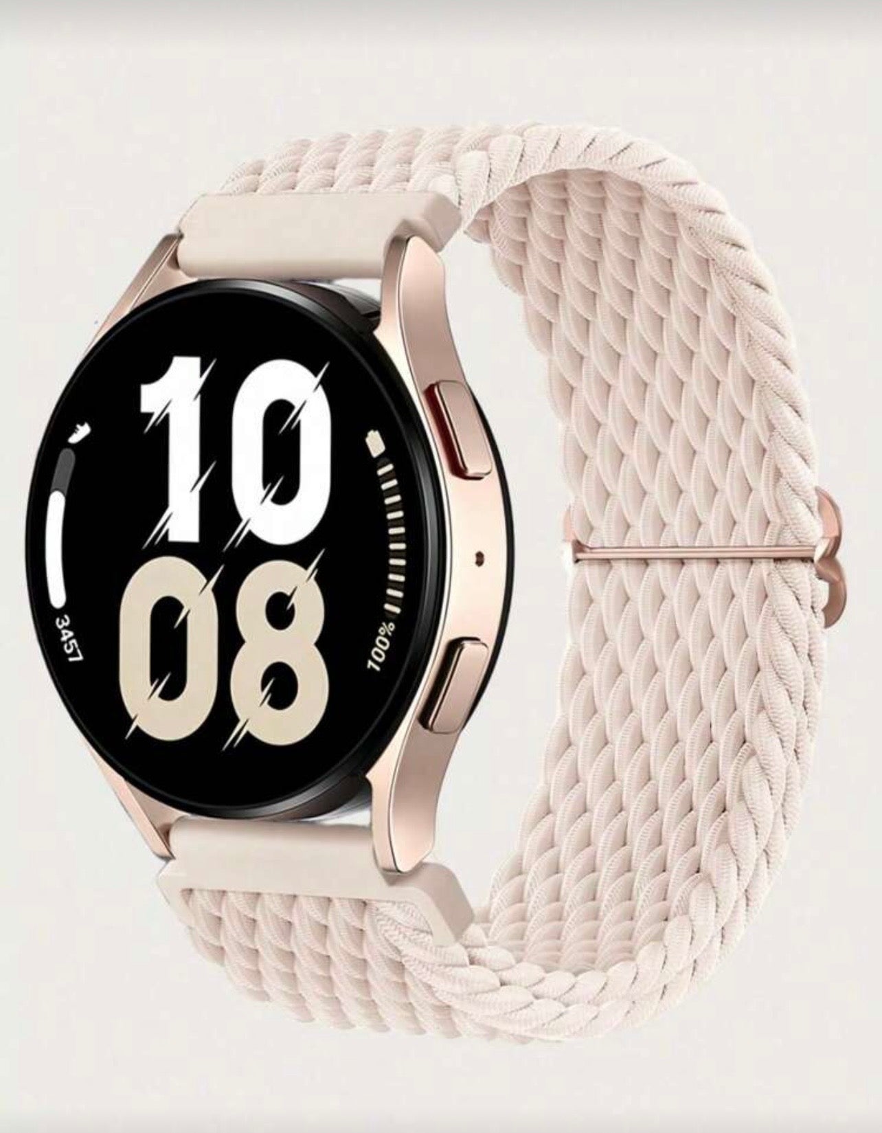 Braided Stretchy Nylon Smart Watch Strap