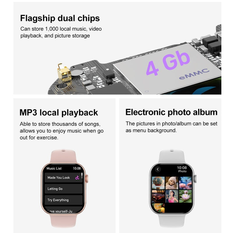 S3 Mini Ultra Smartwatch - AMOLED Display (Dual Strap Edition)