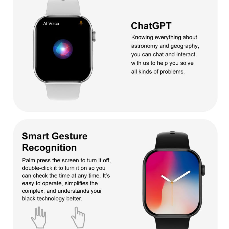 S3 Mini Ultra Smartwatch - AMOLED Display (Dual Strap Edition)