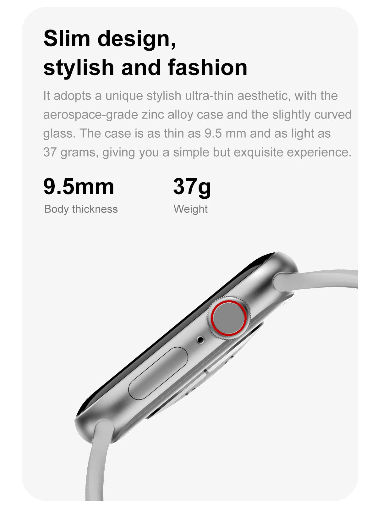 S3 Mini Ultra Smartwatch - AMOLED Display (Dual Strap Edition)