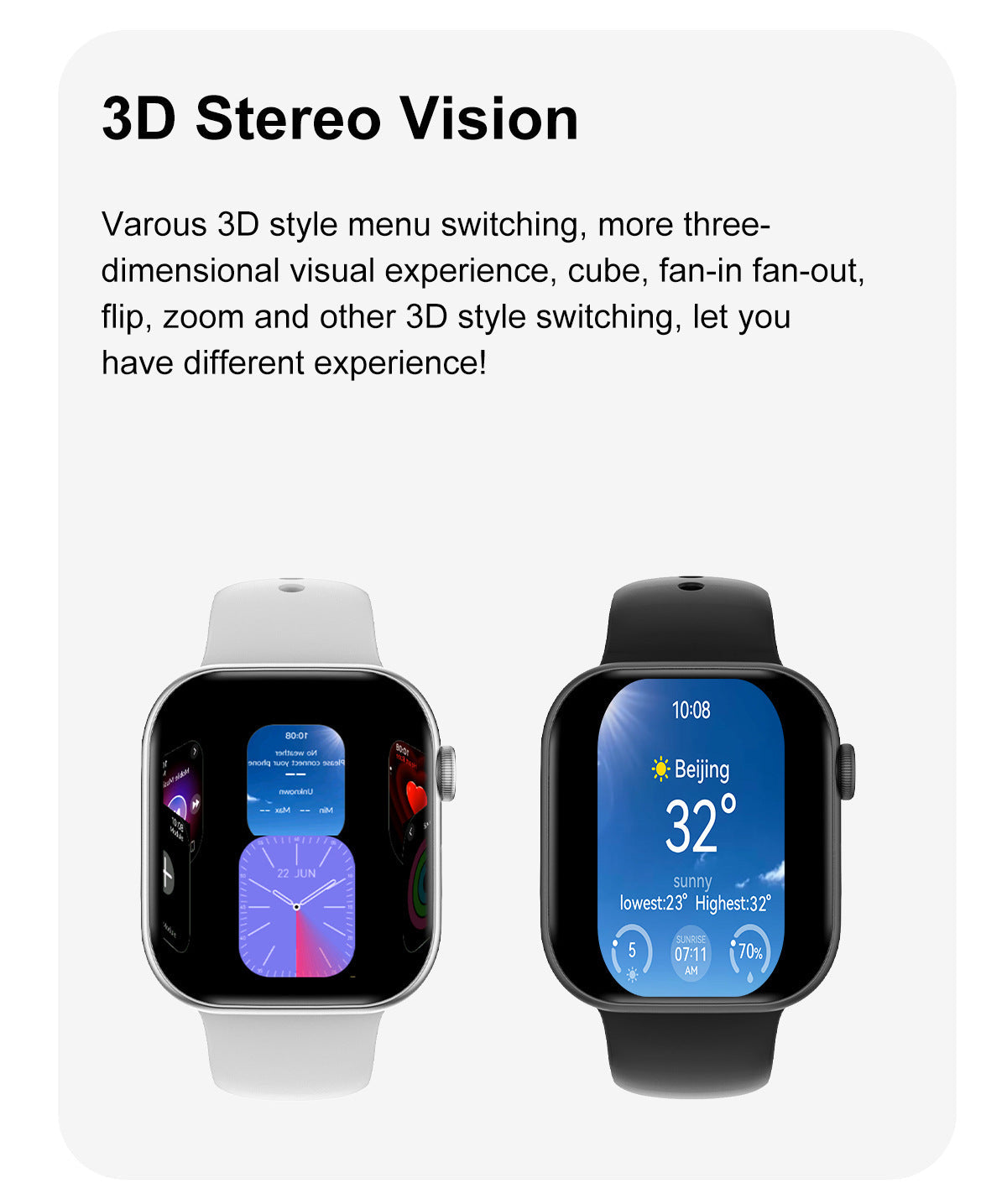 S3 Mini Ultra Smartwatch - AMOLED Display (Dual Strap Edition)