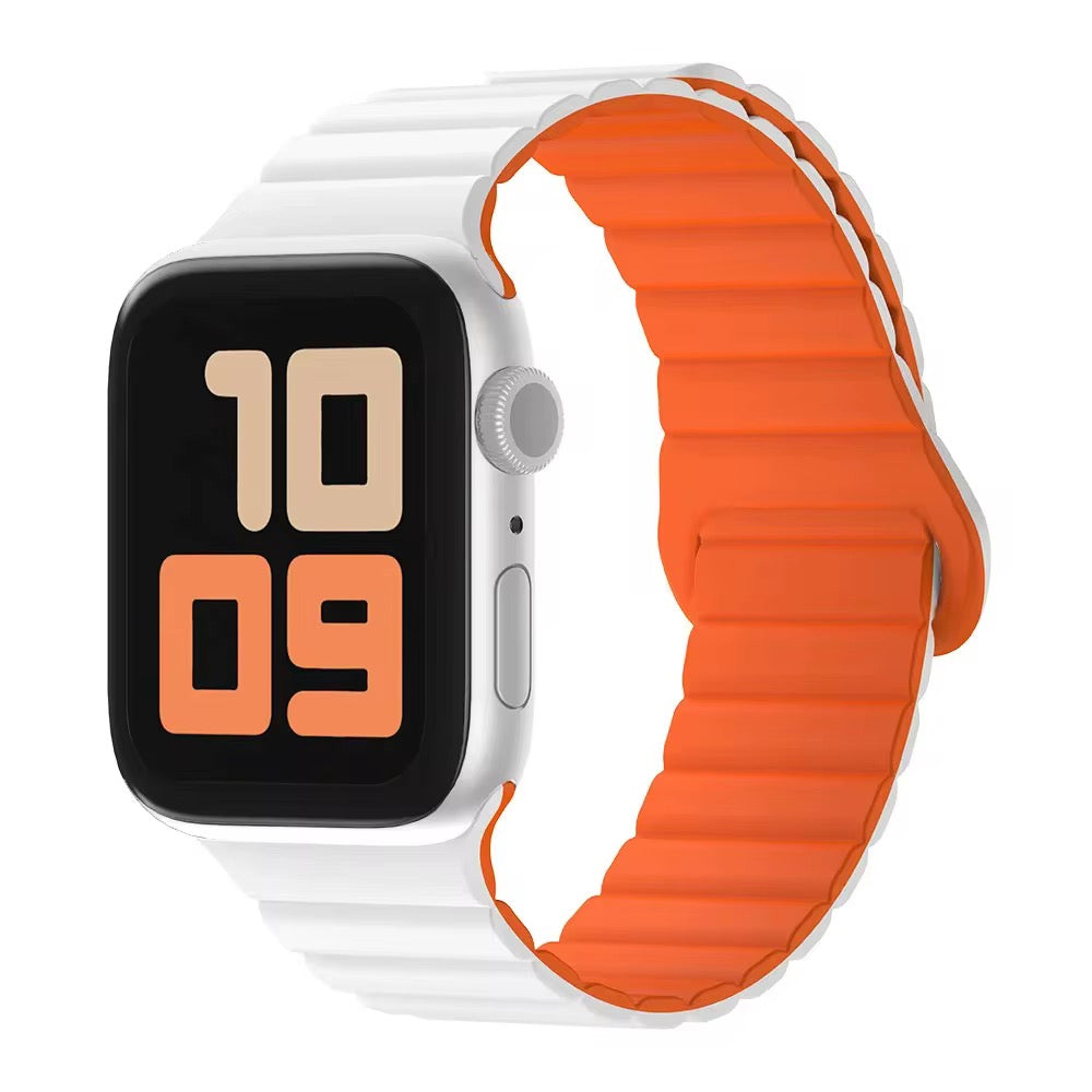 Magnetic Two-Tone Silicone Band