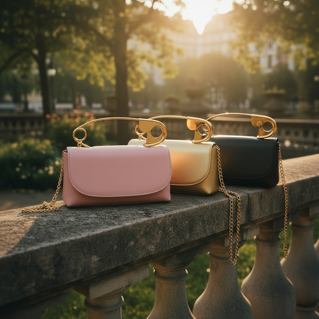 Liora Pin Detail Top-Handle Bag