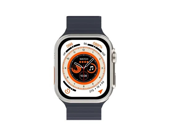 Ultra Smart Watch with Zinc Alloy Case and Ocean Band