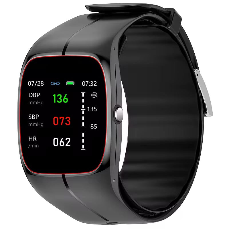 P20 Smart Watch Alloy Case with AMOLED Display and Medical-Grade Blood Pressure Monitoring