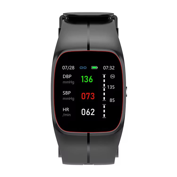 P20 Smart Watch Alloy Case with AMOLED Display and Medical-Grade Blood Pressure Monitoring