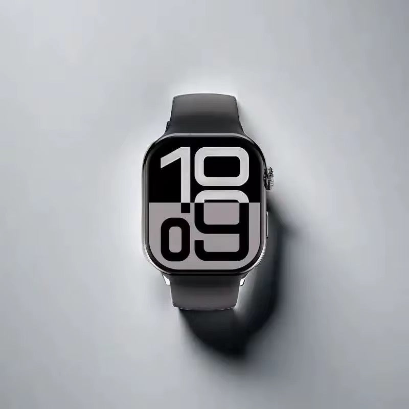 S10 Smartwatch with Zinc Alloy Case and Silicone Band