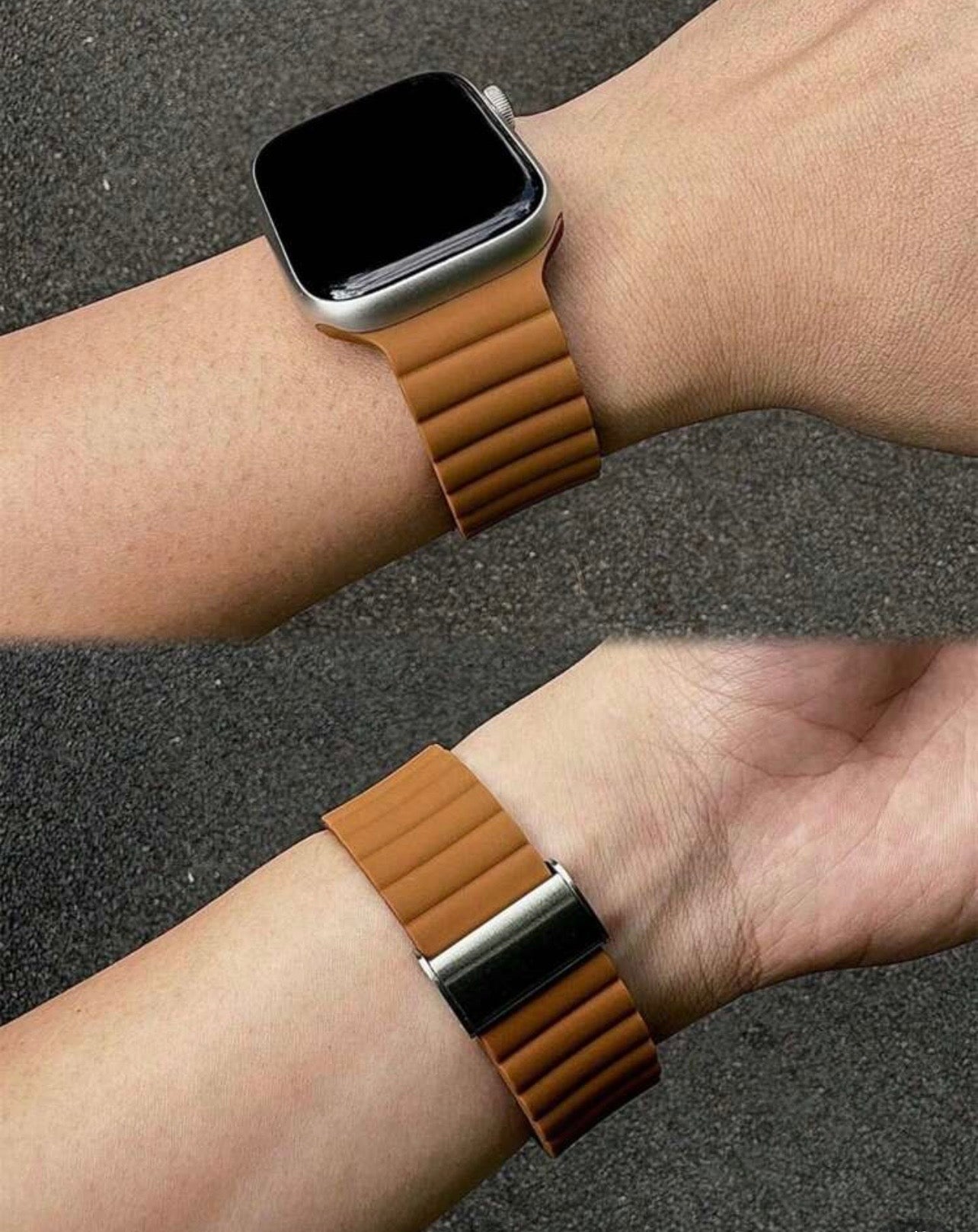 Silicone Strap with Magnetic Buckle