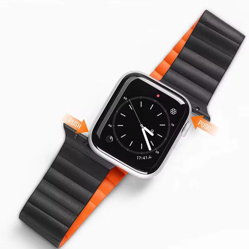Magnetic Two-Tone Silicone Band