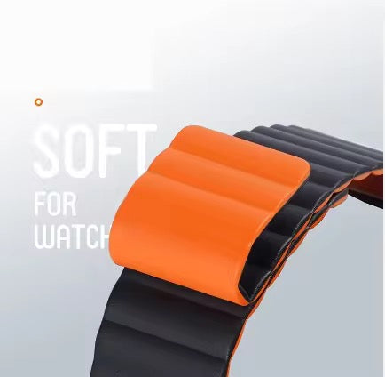 Magnetic Two-Tone Silicone Band