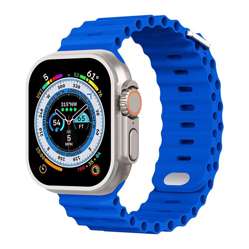 Ocean Loop Silicone Smartwatch Strap
