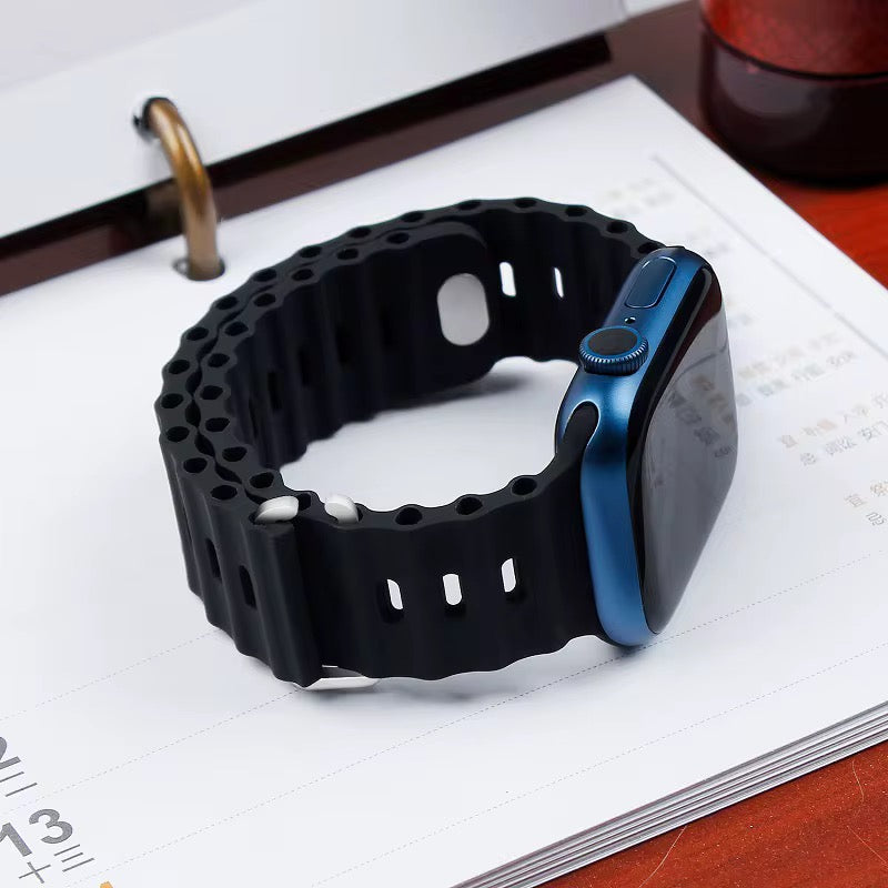 Ocean Loop Silicone Smartwatch Strap