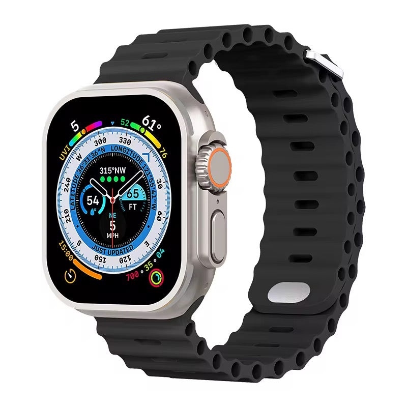 Ocean Loop Silicone Smartwatch Strap