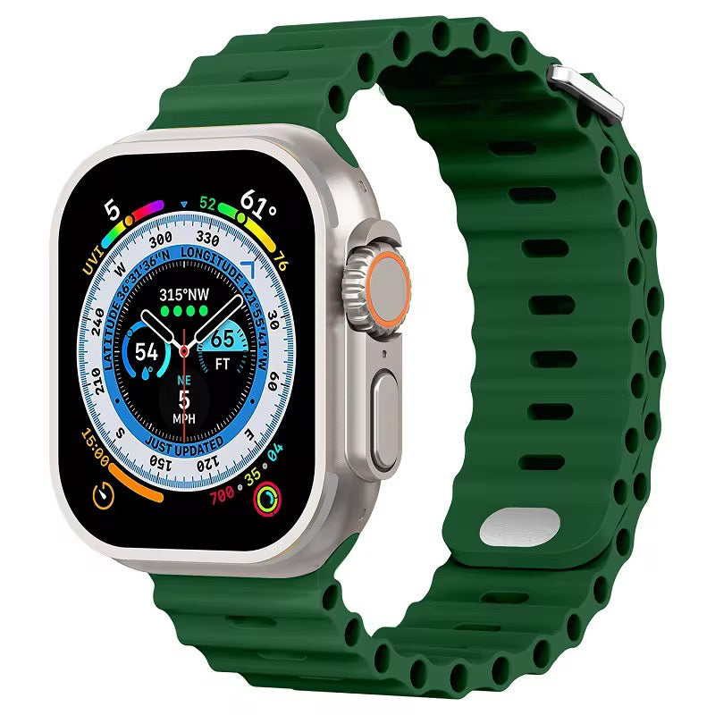 Ocean Loop Silicone Smartwatch Strap