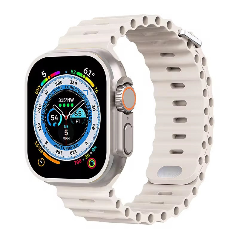 Ocean Loop Silicone Smartwatch Strap