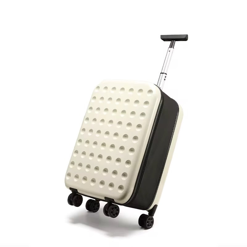 Expandable Hard-Shell Carry-On Suitcase