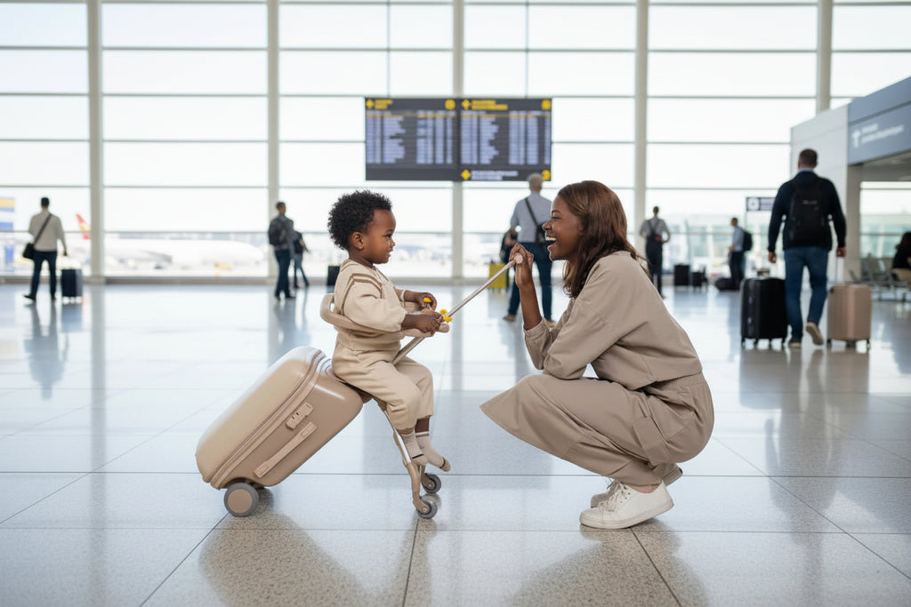 20-Inch Kids’ Scooter Luggage with Spinner Wheels