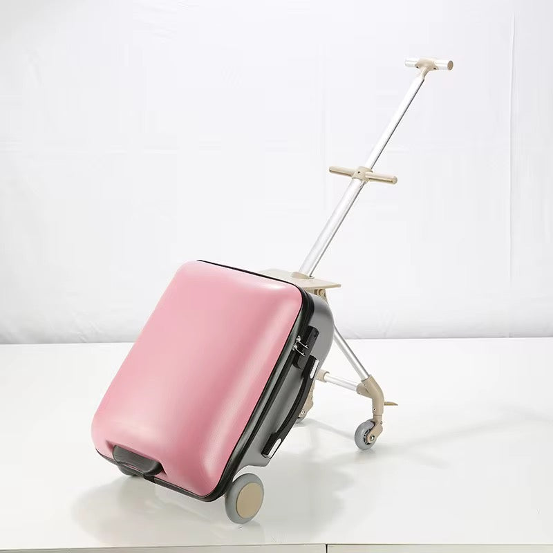 20-Inch Kids’ Scooter Luggage with Spinner Wheels