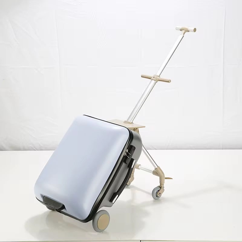 20-Inch Kids’ Scooter Luggage with Spinner Wheels
