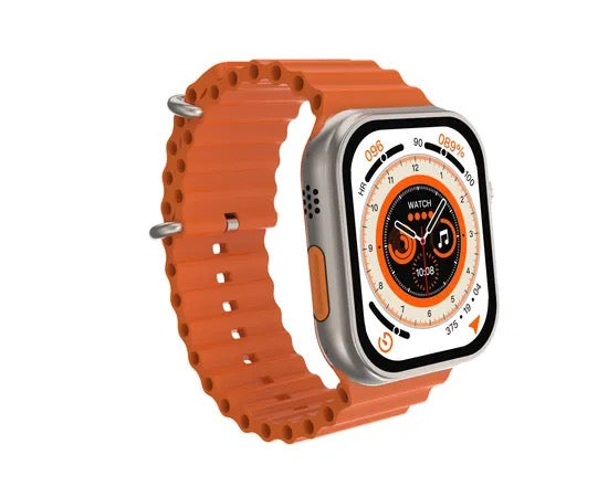 Ultra Smart Watch with Zinc Alloy Case and Ocean Band
