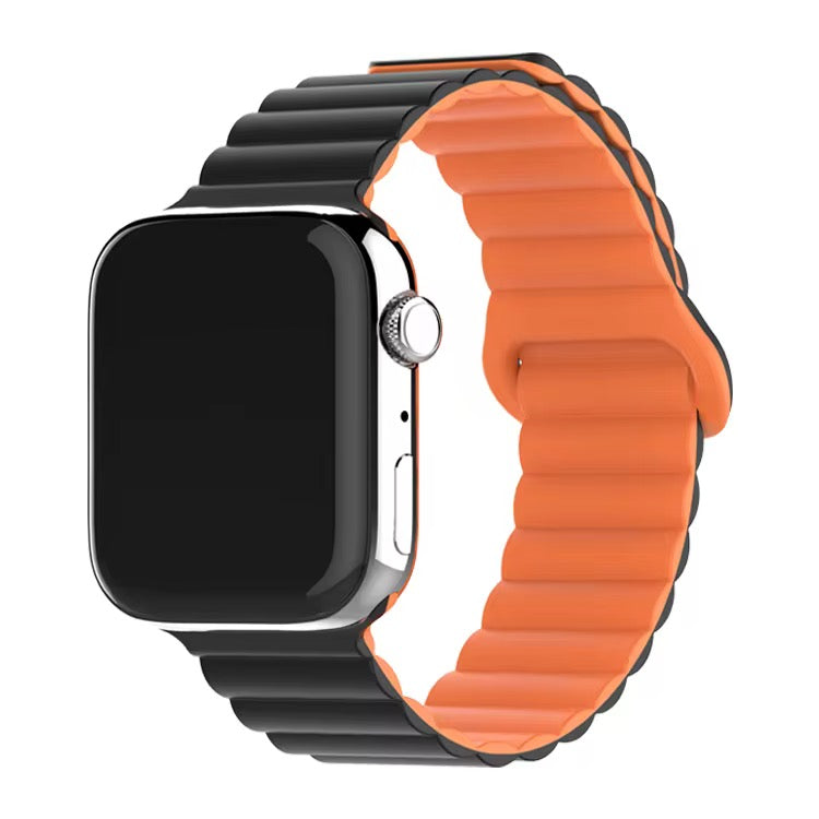 Magnetic Two-Tone Silicone Band