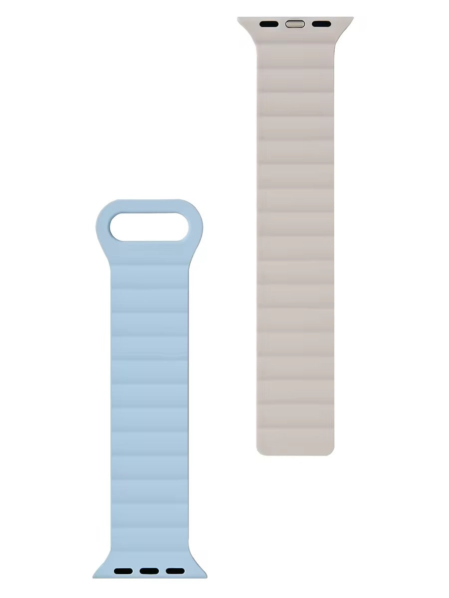 Magnetic Two-Tone Silicone Band