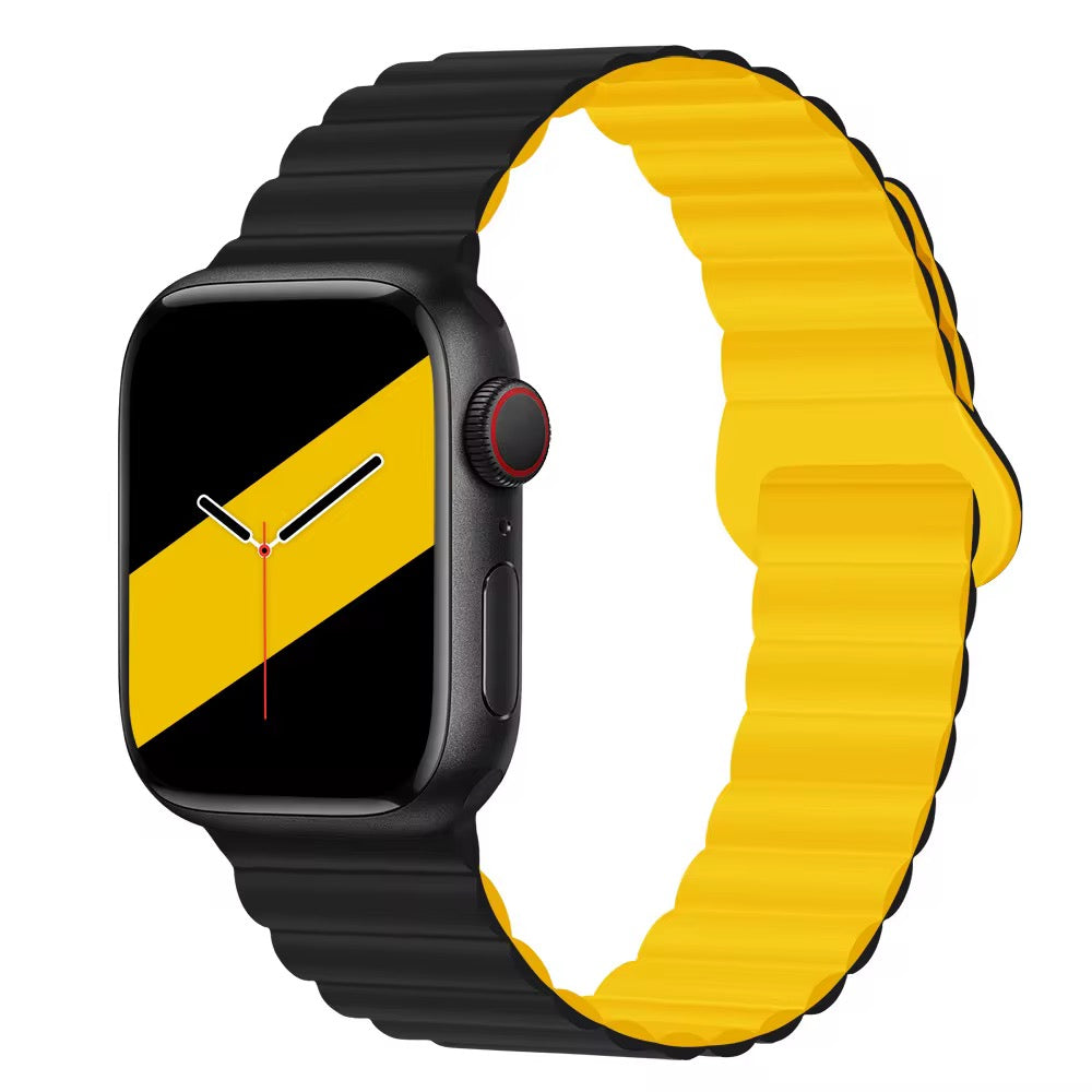 Magnetic Two-Tone Silicone Band