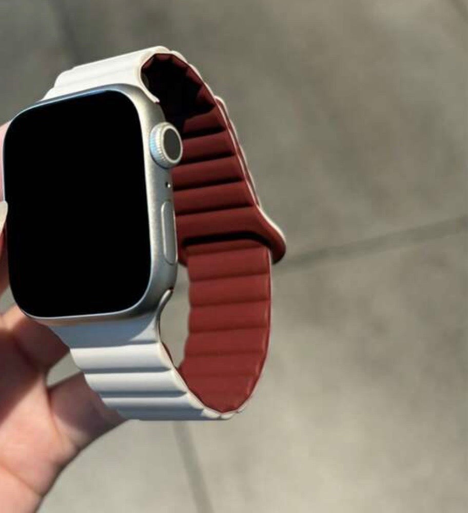 Magnetic Two-Tone Silicone Band