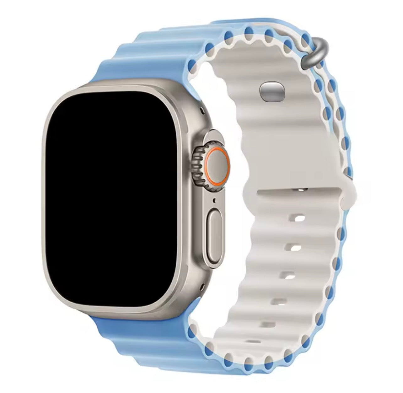 Two-Toned Ocean Loop Silicone Smartwatch Strap