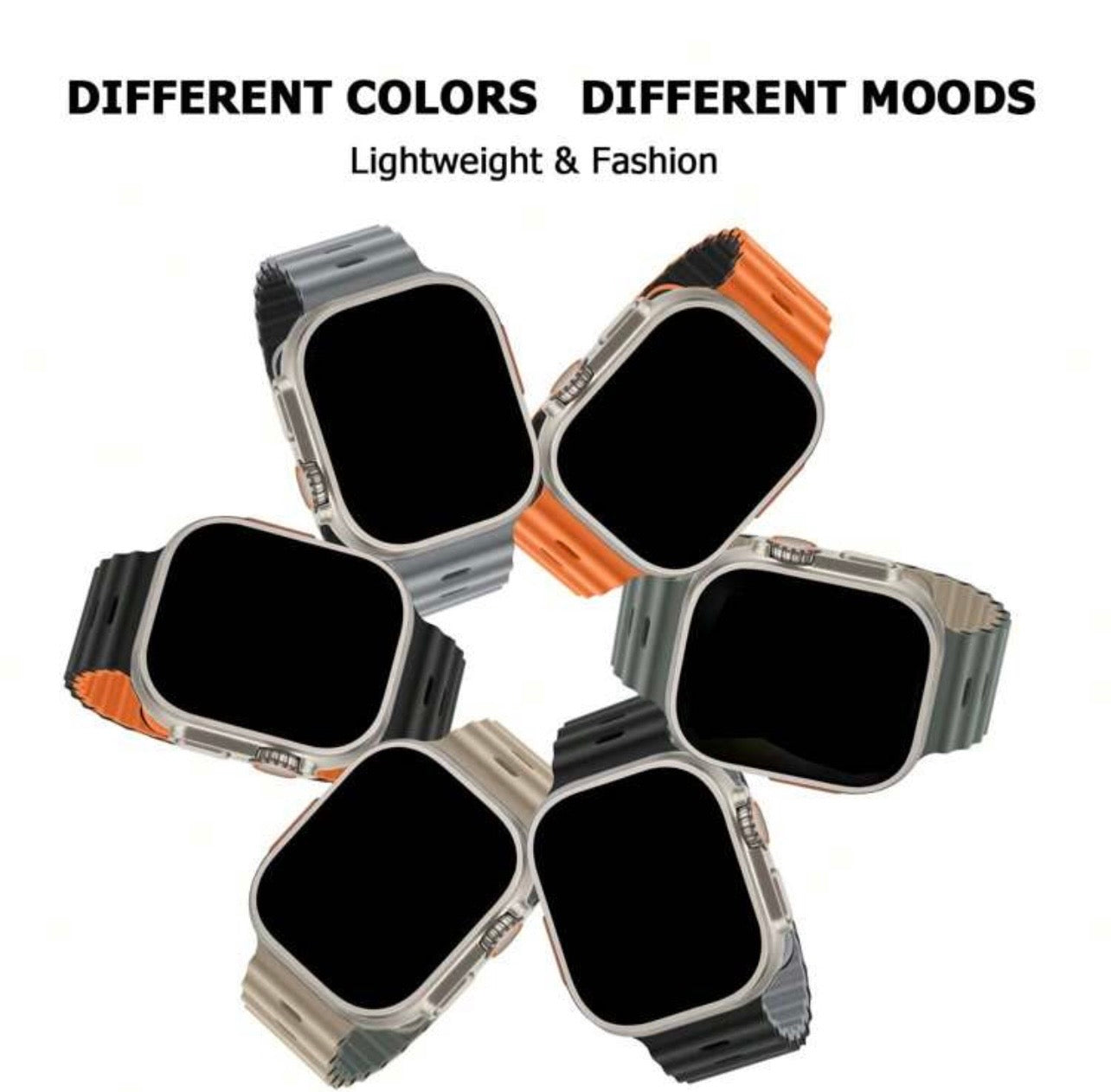 Two-Toned Ocean Loop Silicone Smartwatch Strap