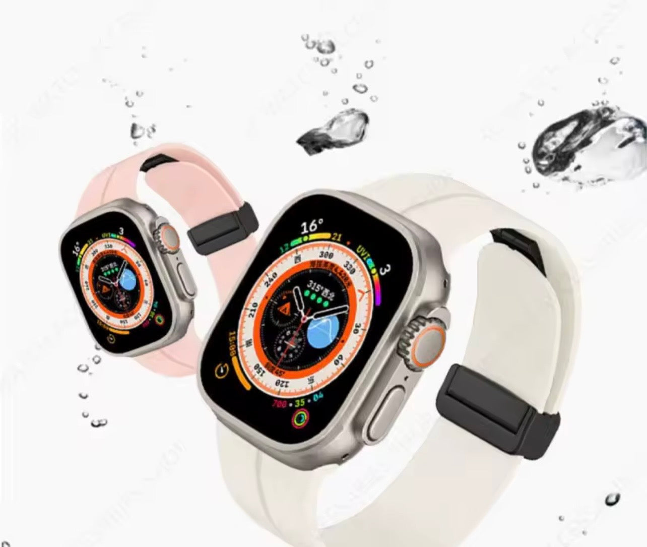 Magnetic Buckle Silicone Watchband