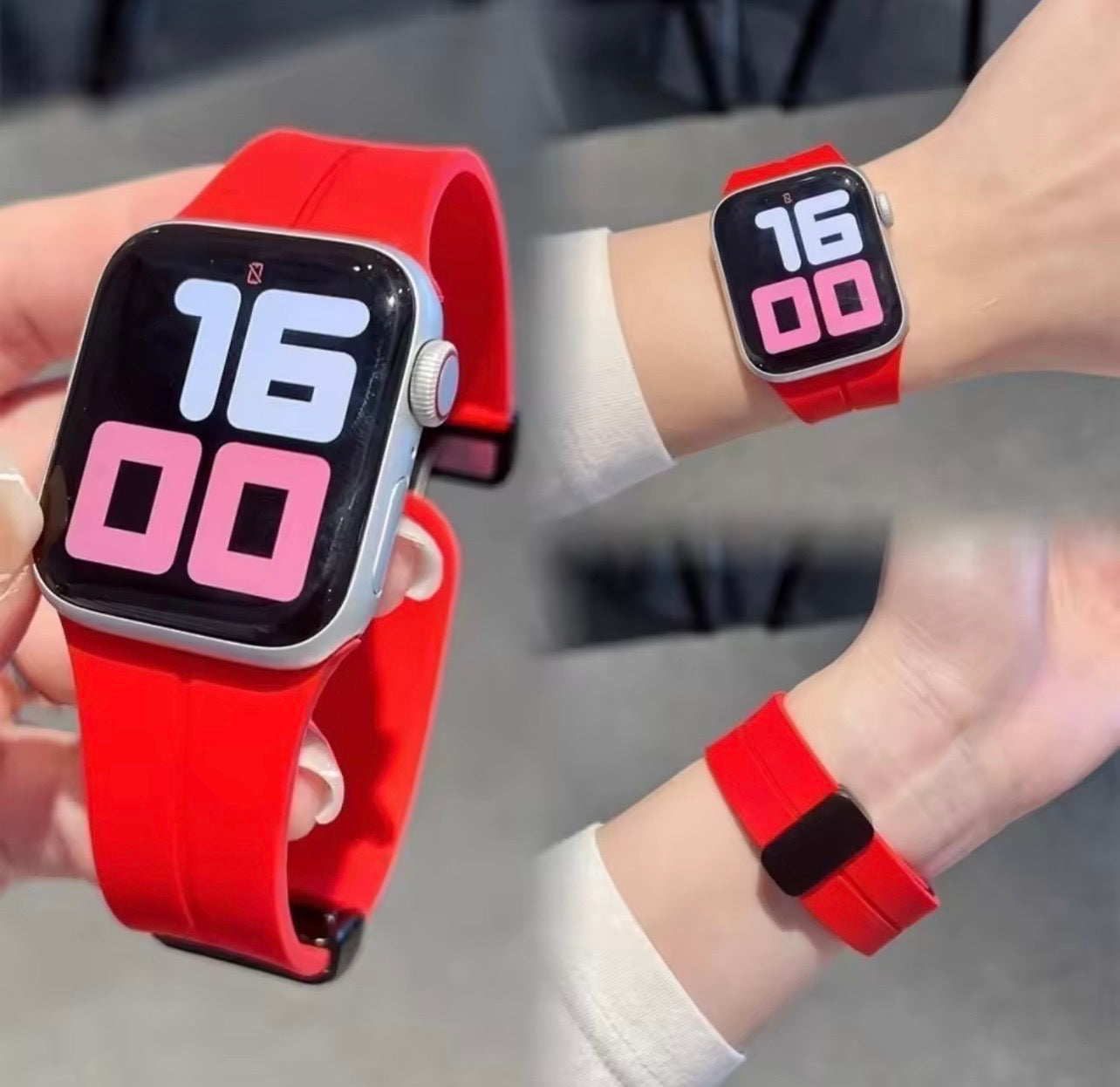 Magnetic Buckle Silicone Watchband