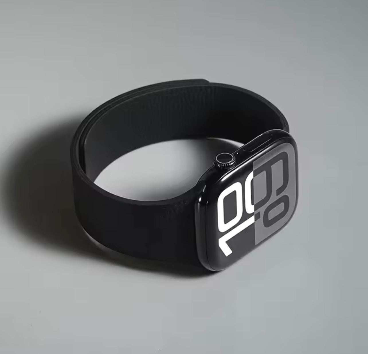 Lychee Grain Silicone Strap with Magnetic Snap