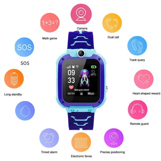 Q12 Kids Smartwatch – SIM Supported