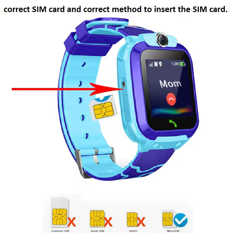 Q12 Kids Smartwatch – SIM Supported