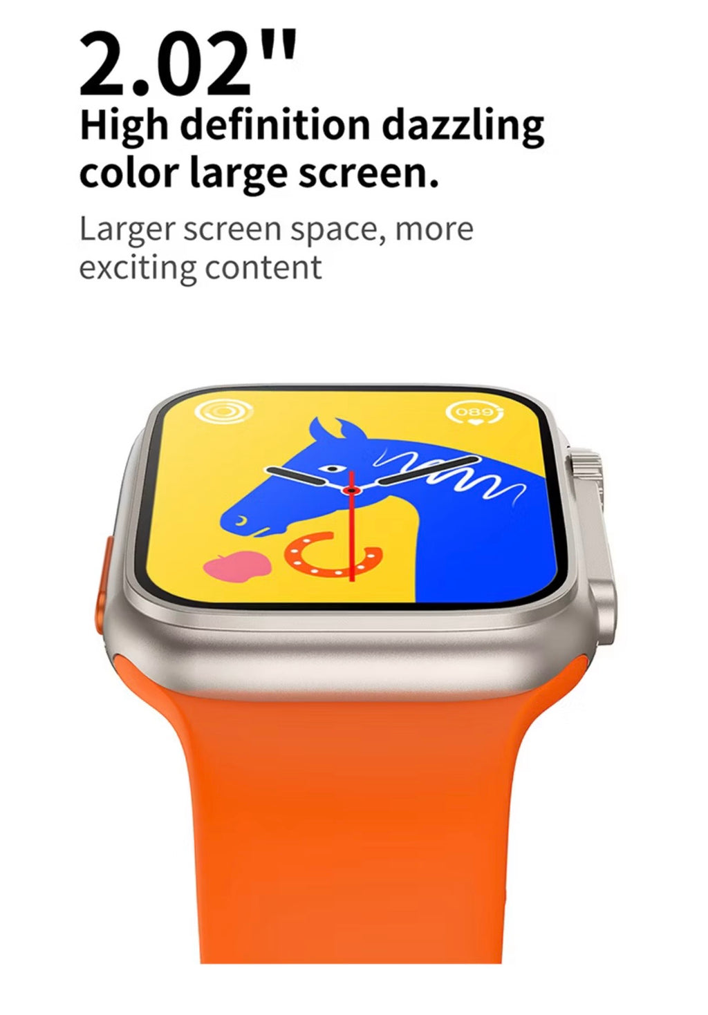 I8 PRO Max Ultra 2-in-1 Smartwatch with Wireless Earbuds