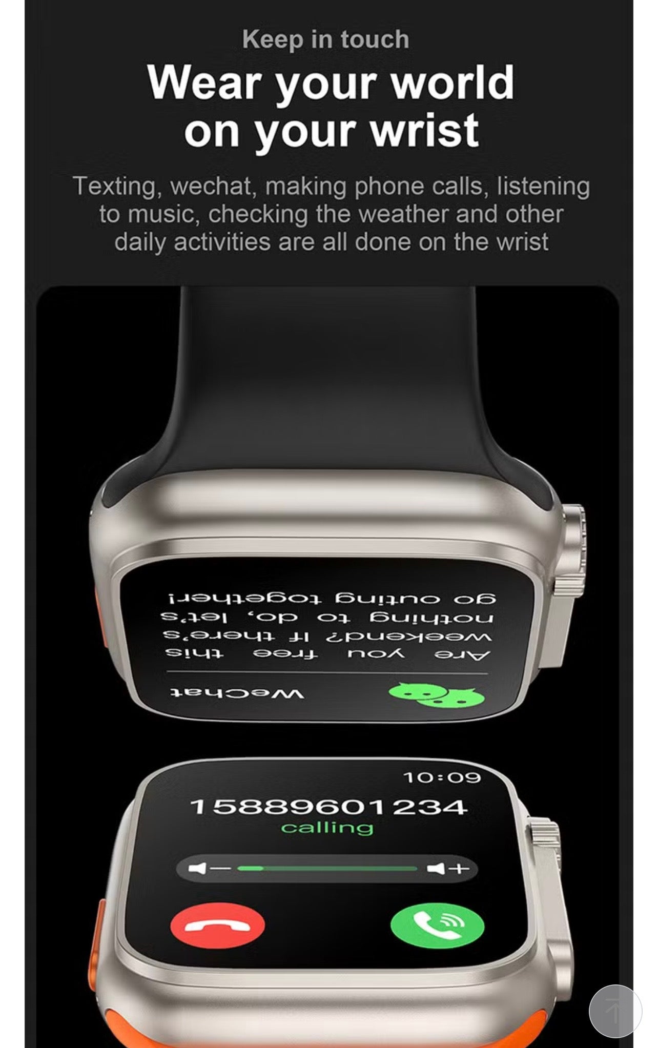 I8 PRO Max Ultra 2-in-1 Smartwatch with Wireless Earbuds