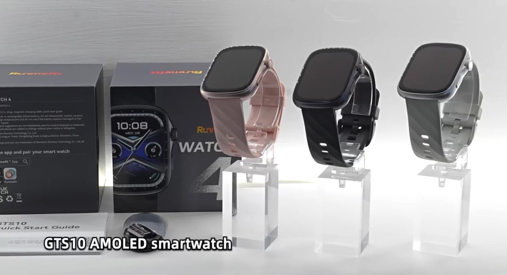 Gray Runmefit Watch 4 | GTS10